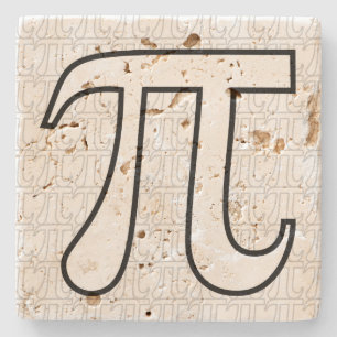 Pi 2 stone coaster