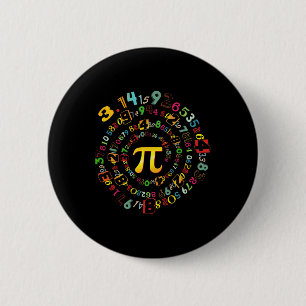Pi 314 Math Pi Lovers Boy Girl Toddler Mathematic 6 Cm Round Badge