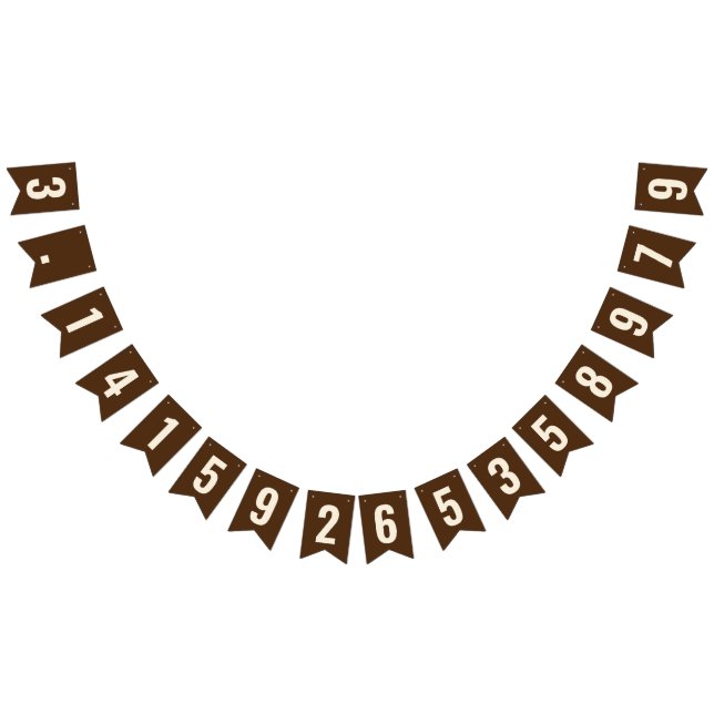 Pi 3.14 Bunting Banner (All)