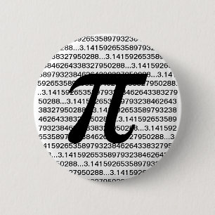 Pi 3.14 Math Geek Pinback Button