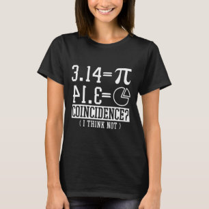 Pi 3.14 Math Happy 14th March Birthday Coincidence T-Shirt