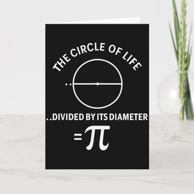 Pi 3,14 Number Symbol Math Science Teacher Student Card (Front)