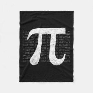 Pi 3.14 Pi Happy Pi Day Math Fleece Blanket