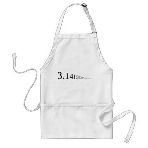 Pi - 3.14... standard apron