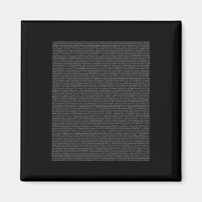 Pi 5000 Digits Pi Day Mathematician Teacher Nerd M Magnet (Front)