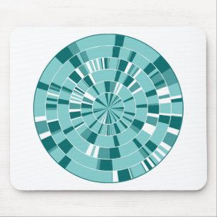 Pi Abstract 05 - On White Mouse Pad