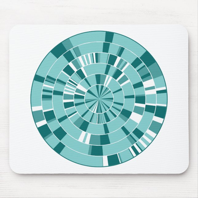 Pi Abstract 05 - On White Mouse Pad (Front)