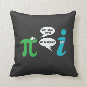 Pi and Imaginary Number Cushion