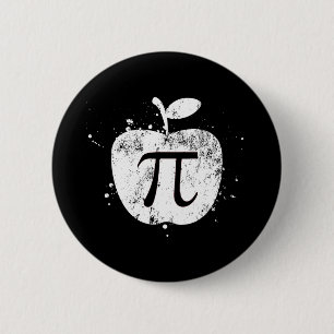 Pi Apple Pie Funny 6 Cm Round Badge