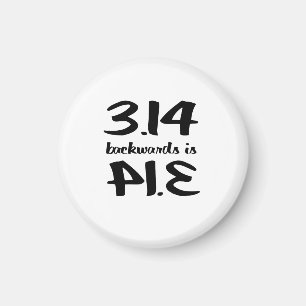 Pi Backwards is Pie Magnet