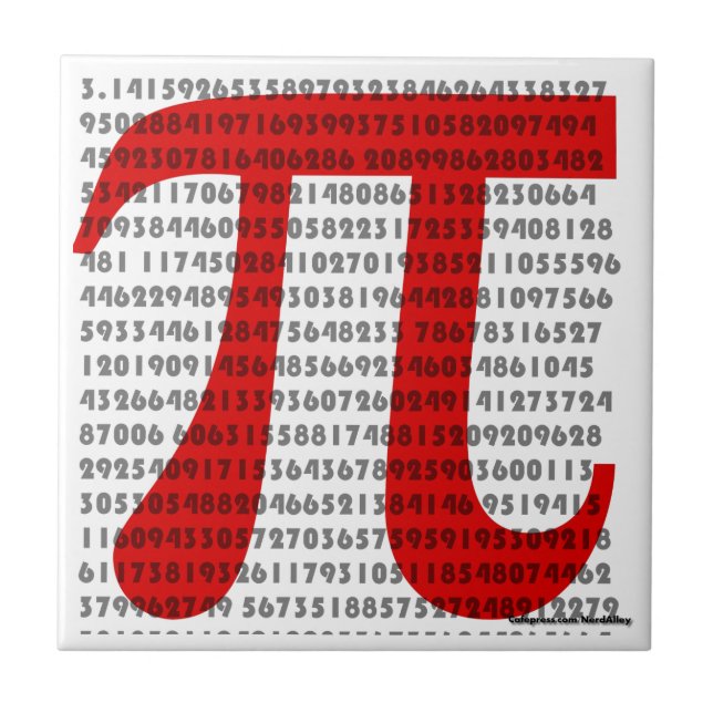 pi ceramic tile (Front)