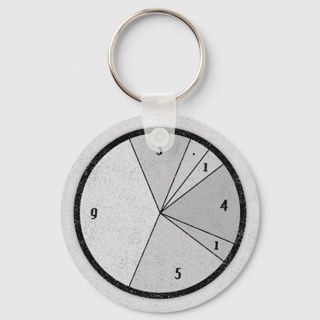 PI Chart Key Ring (Front)
