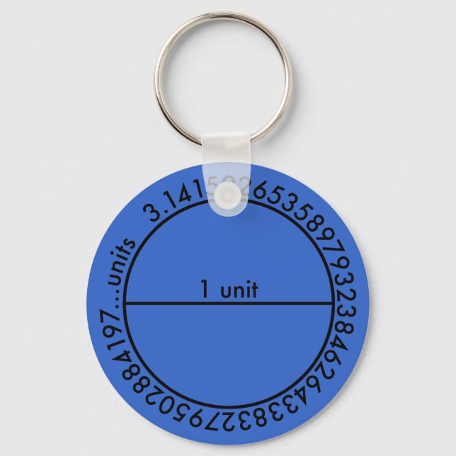 Pi Circle Key Ring (Front)