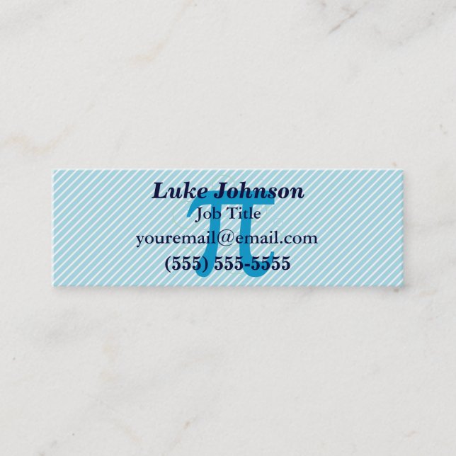 Pi Circles Mini Business Card (Front)