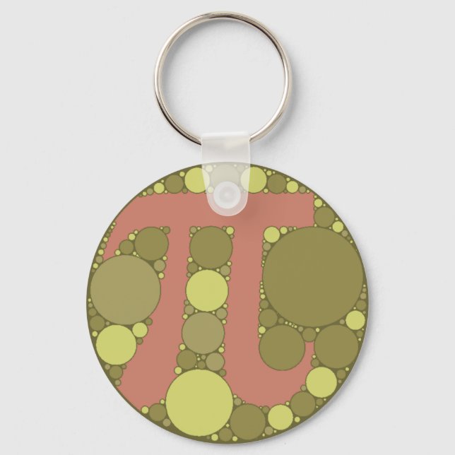 Pi Colorblind Colours Key Ring (Front)