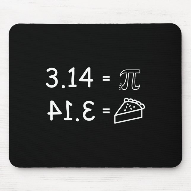 Pi Conspiracy Pie Fun Pi Day Math  Mouse Pad (Front)