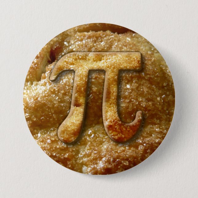 Pi Crust 7.5 Cm Round Badge (Front)