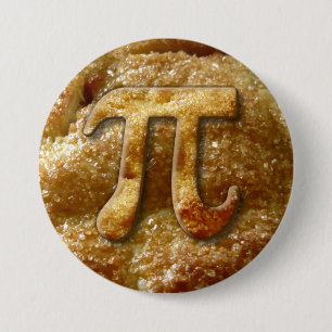 Pi Crust 7.5 Cm Round Badge