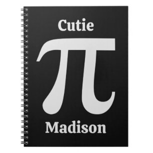 Pi / Cutie Pie custom name Notebook