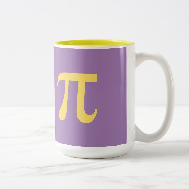 Pi / Cutie Pie custom text mugs (Right)