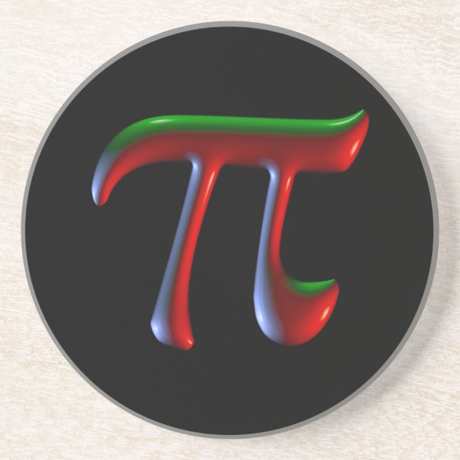 Pi Dark Disco Coaster (Front)