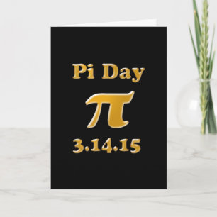 Pi Day 2015 Greeting Card