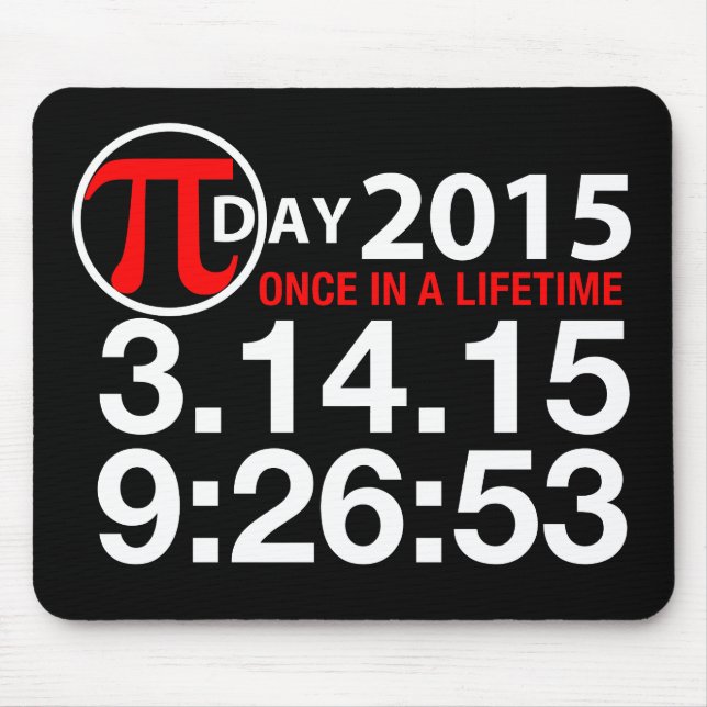 Pi Day 2015 Mouse Pad (Front)