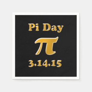 Pi Day 2015 Paper Napkins