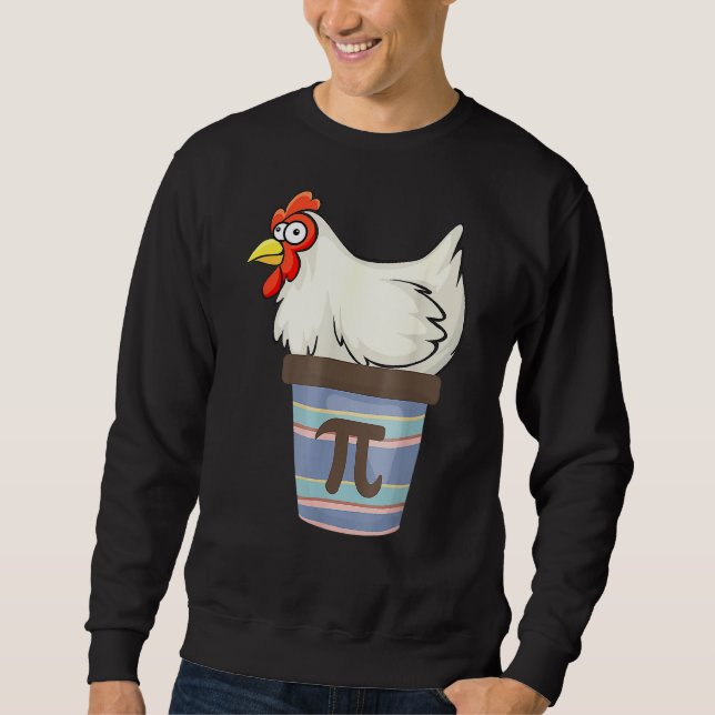 Pi Day 2022 Math  Mathematics Chicken Pot Pie Outf Sweatshirt (Front)