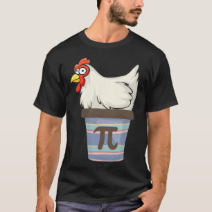 Pi Day 2025 Math Lover Mathematics Chicken Pot Pie T-Shirt