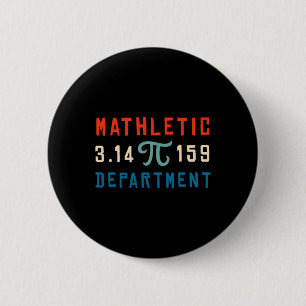 Pi Day 2025 Math Lover Mathematics Mathletic Depar 6 Cm Round Badge