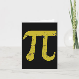 Pi Day 2025 Pi Symbol Card