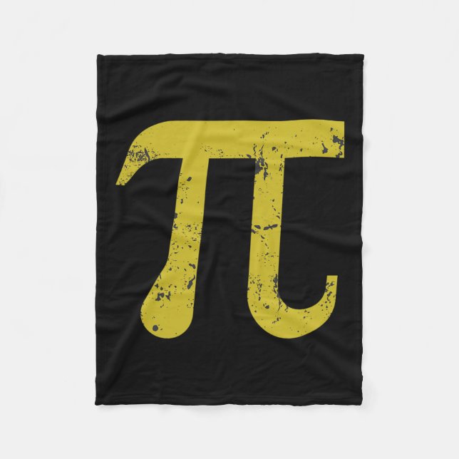 Pi Day 2025 Pi Symbol  Fleece Blanket (Front)