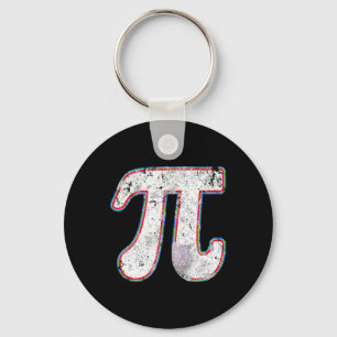 Pi Day 2025 Retro Vintage Math Teacher Women Men K Key Ring
