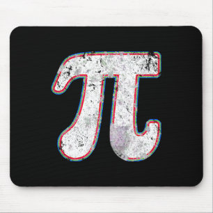 Pi Day 2025 Retro Vintage Math Teacher Women Men K Mouse Pad