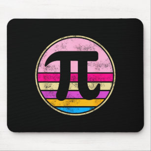 Pi Day 2026 Math Lover Mathematics Retro Vintage D Mouse Pad