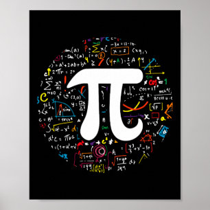 Pi Day 3.14159 Pi Symbol Science And Math Teacher  Poster