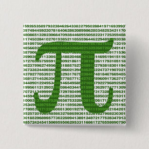 Pi Day 3.14 15 Cm Square Badge