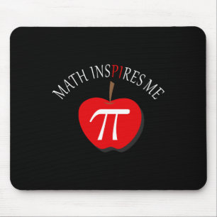 Pi Day 3.14 Funny Math Inspires Me  Mouse Pad
