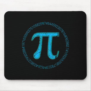 Pi Day 3.14 March 14th Math Teacher Vintage Pi Mouse Pad