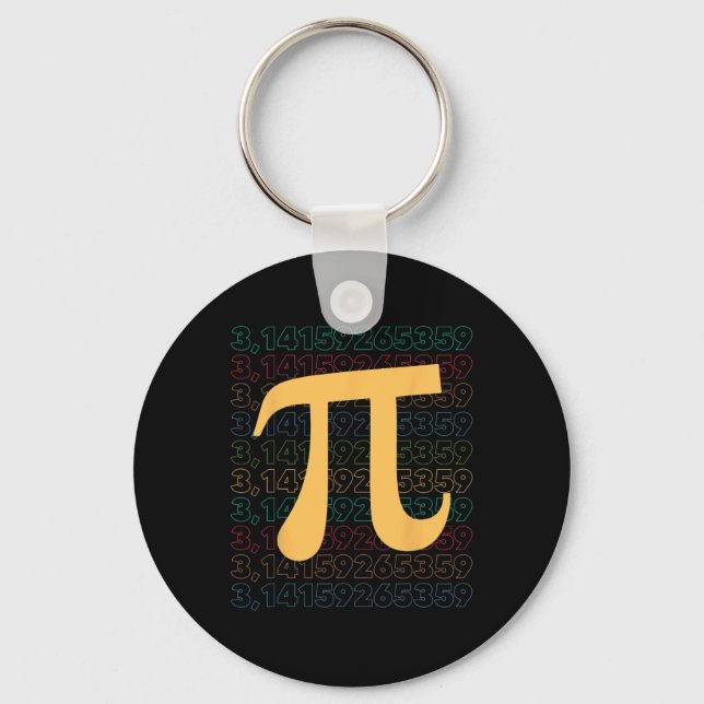 Pi Day 3.14 Math Science Teachers Students Mens Wo Key Ring (Front)