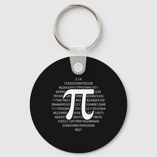 Pi Day 3.14 Pi Day Funny Math Lover Happy Pi Day  Key Ring (Front)