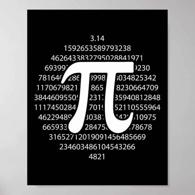 Pi Day 3.14 Pi Day Funny Math Lover Happy Pi Day  Poster (Front)