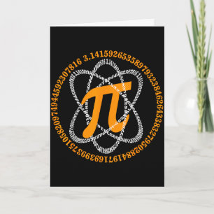 Pi Day 3,14 Pi Number Symbol Math Science Gift _1  Card