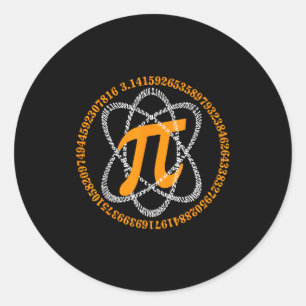 Pi Day 3,14 Pi Number Symbol Math Science Gift _1  Classic Round Sticker