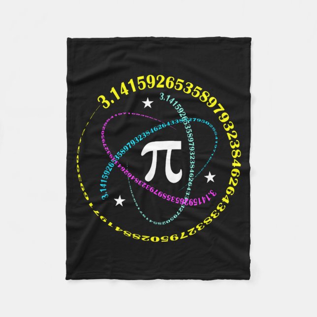 Pi Day 3,14 Pi Number Symbol Math Science Gift _2  Fleece Blanket (Front)