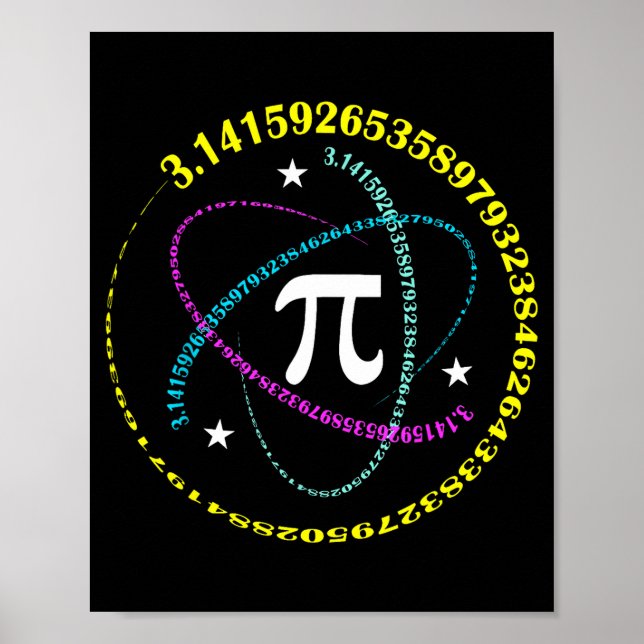 Pi Day 3,14 Pi Number Symbol Math Science Gift _2  Poster (Front)