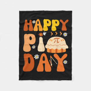 Pi Day 3.14 Pie Day Pi Symbol For Math Lovers And Fleece Blanket