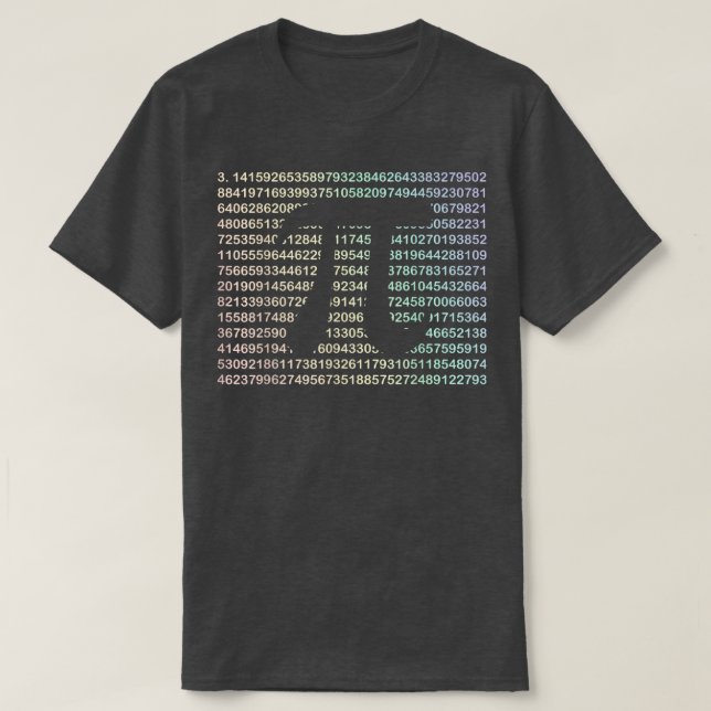 Pi Day 3  T-Shirt (Design Front)