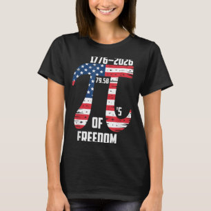 Pi Day American Flag Patriotic Math Nerd Geek 314 T-Shirt